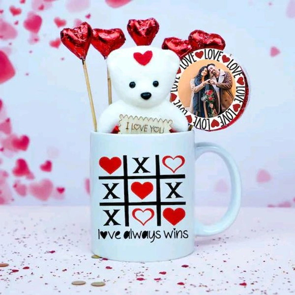 Mugful of Love with Teddy and PopUp Chocolates