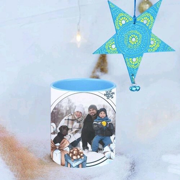 Personalized Mug and Christmas Stars Combo