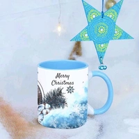 Personalized Mug and Christmas Stars Combo