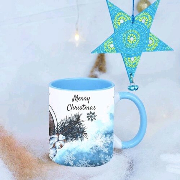 Personalized Mug and Christmas Stars Combo