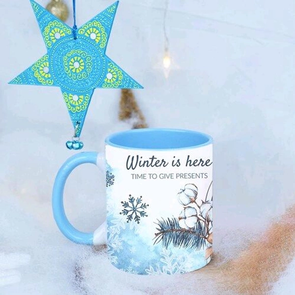 Personalized Mug and Christmas Stars Combo