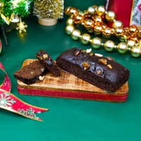 Personalized Mug and Christmas Cake and Decorations Hamper