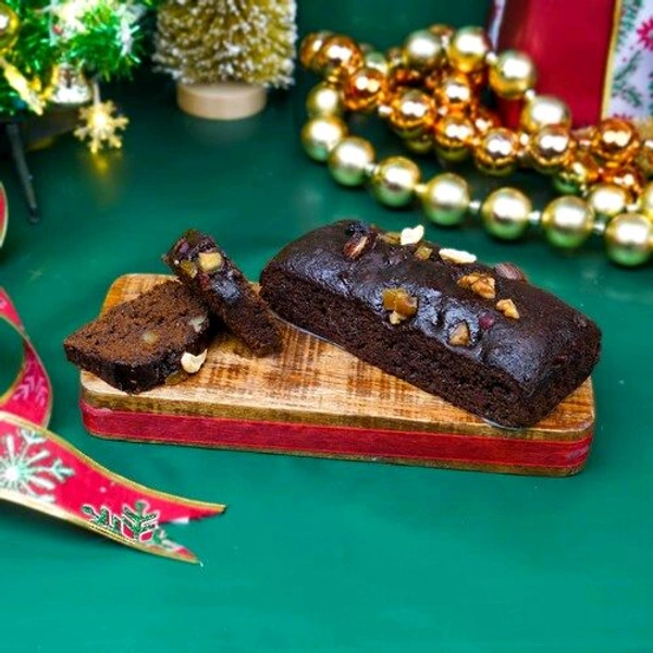 Personalized Mug and Christmas Cake and Decorations Hamper