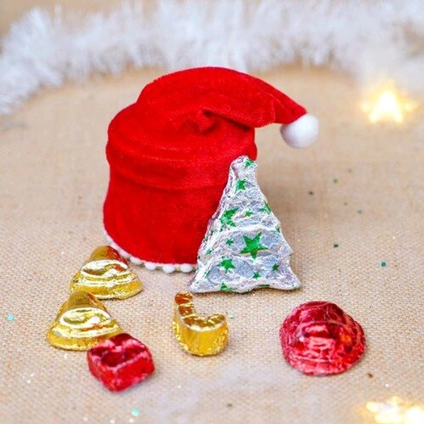 Personalized Mug and Christmas Cake and Decorations Hamper