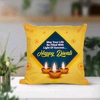 Delightful Diwali Mug and Cushion Combo