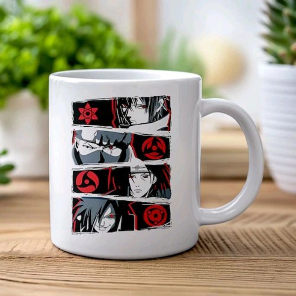 Naruto Sharigans Design Mug