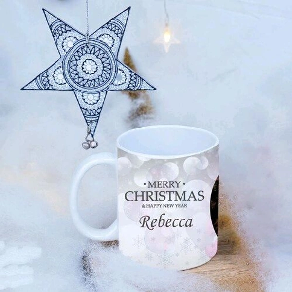 Christmas Star and Personalized Mug Combo