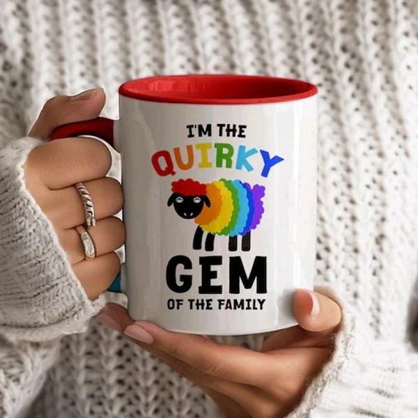 Quirky Family Gem Sweetheart Mug