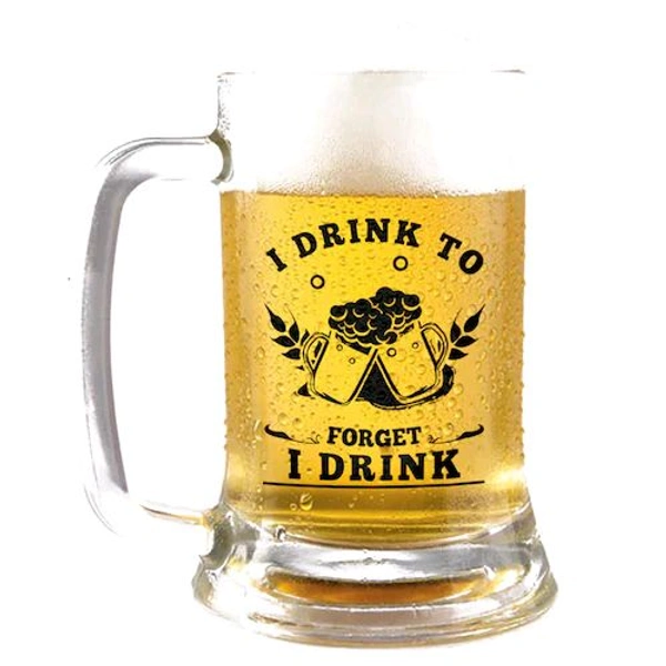 Drink to Forget Beer Mug
