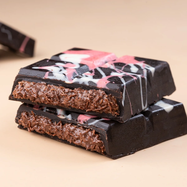 Dark Chocolate Coffee Kunafa Bar - 250 Gm