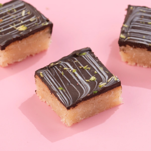 Mix Dry Fruit Dark Chocolate Basbousa - 250 Gm