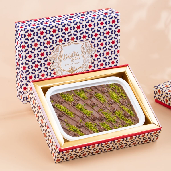 Pistachio Kunafa Chocolate Fudge - 280 Gm