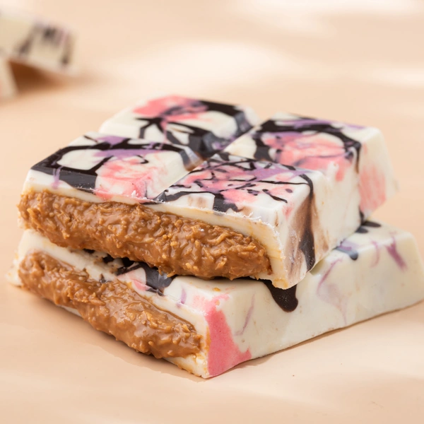 White Choco Peanut Kunafa Bar - 250 Gm