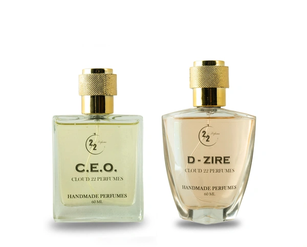 Couple Set of 2 Handmade Perfume Combo - Dezire, CEO - 60 ML - 60 ML