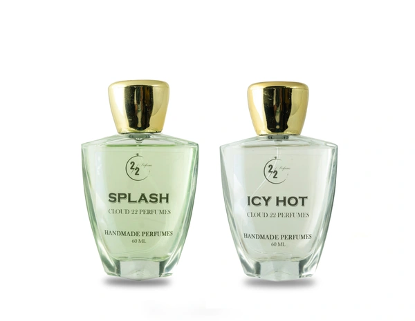 Bothers Set of 2 Handmade Perfume Combo - Splash, Icy Hot - 60 ML - 60 ML