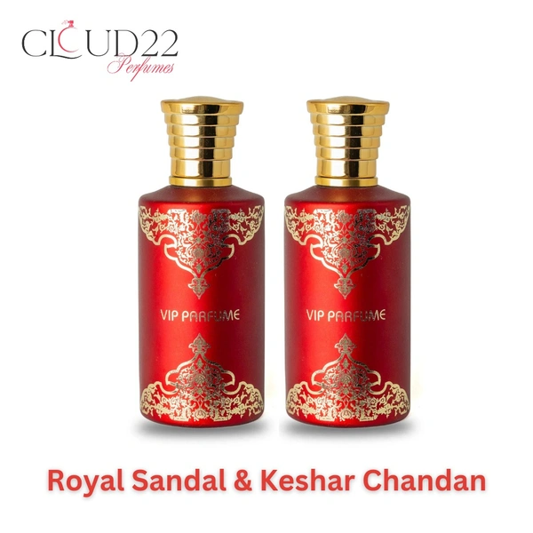 Royal Sandal & Keshar Chandan - Premium Handmade Perfume Gift Set - 60 ML - 60 ML