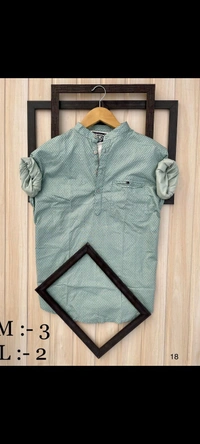 Imported Cotton Print Shirts - M