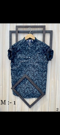 Imported Cotton Print Shirts - M