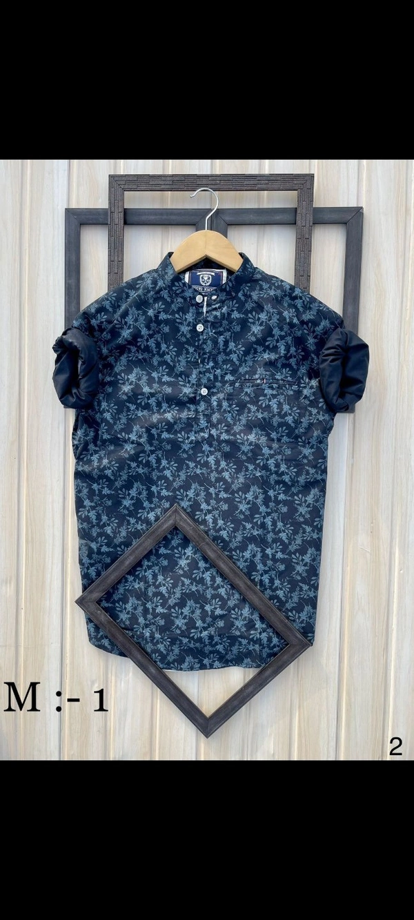Imported Cotton Print Shirts - M