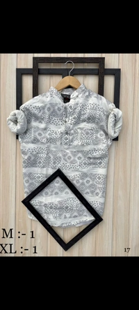 Imported Cotton Print Shirts - M