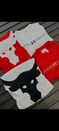 Under Armour Surplus Drop Shoulder Tees - White, L