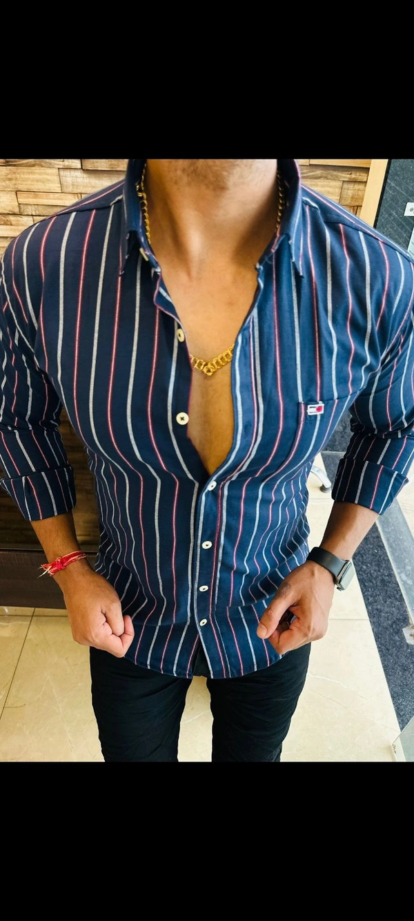 Tommy Premium Shirt - Pigment Indigo, L40