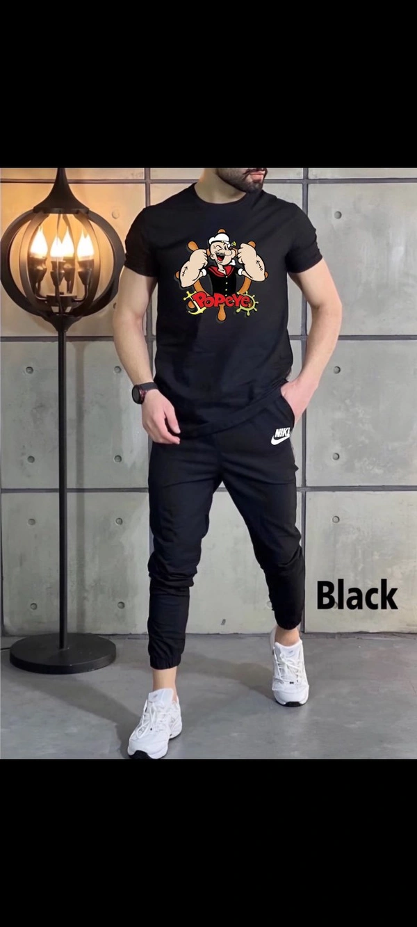 Style Trackpant With Joggers Both Side Pocket - Black, L