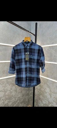 Calvin Klein Premium Check Shirts - Blue