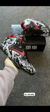 Nike Lebron 12 Ultra - Black, 41 To 45