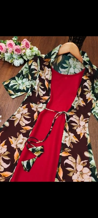 Beautiful Kurti With Jacket (Removal) - X M L XL XXL
