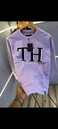 Fleece Pullovers In Superb Silky Soft Hand Feel Brand:tommy Hilfiger - Black, M L XL XXL