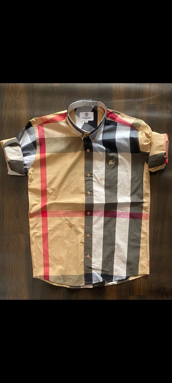Burberry Shirts : Designer Check Shirts - Black