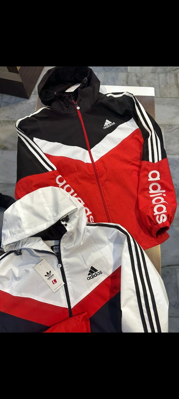 Adidas Branded Wind cheater Jacket Hood  - M L XL XXL