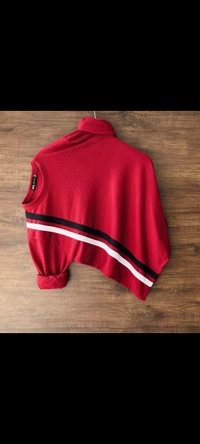Zara Tshirts Popcorn Fabric - Red