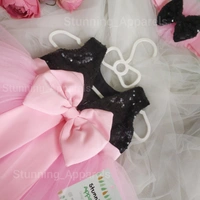Baby Pink Layered Classy Partywear Frock  - baby pink, 5-6 years