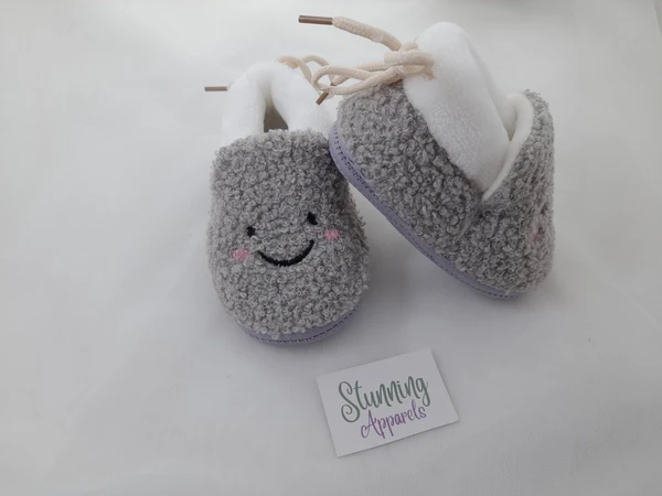 Soft Cute Baby Booties  - 0-12 Month