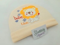 Embroidered Soft Baby Cap (0-6 Months)