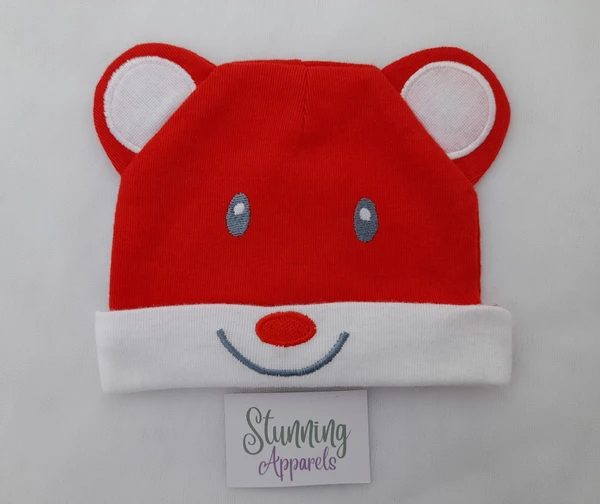 Teddy Bear Soft Cap (0-3 Months)