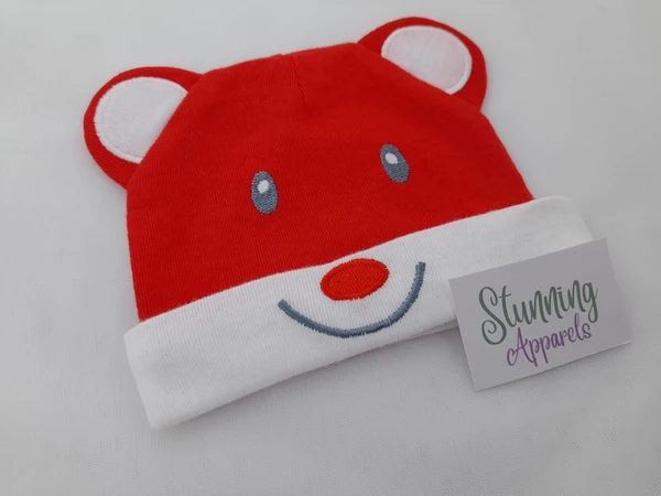 Teddy Bear Soft Cap (0-3 Months)