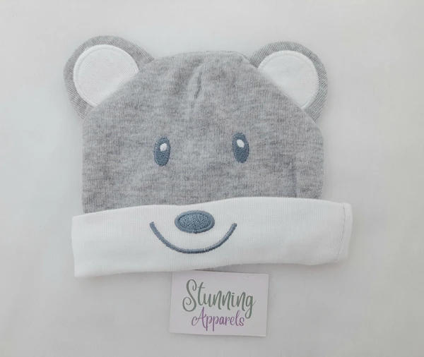 Teddy Bear Soft Cap (0-3 Months)