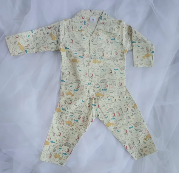Printed  Kids Night Suits  - 2-3 Year (L)