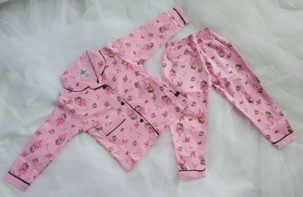 Printed  Kids Night Suits  - 9-12 Month-1-2 Years (XL)