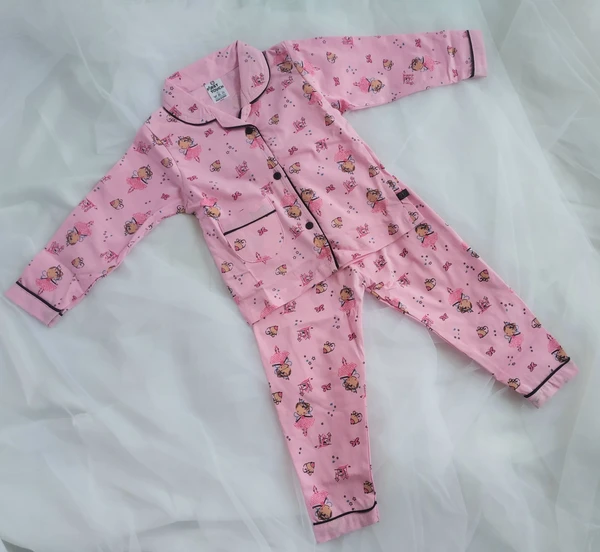 Printed  Kids Night Suits  - 9-12 Month-1-2 Years (XL)