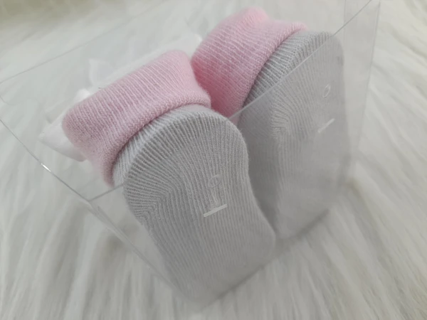 Cute Baby Socks And Headband (0-6 Months )