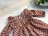 Long Sleeves Ruffled Casual  Baby Frock  - 3-4 Years