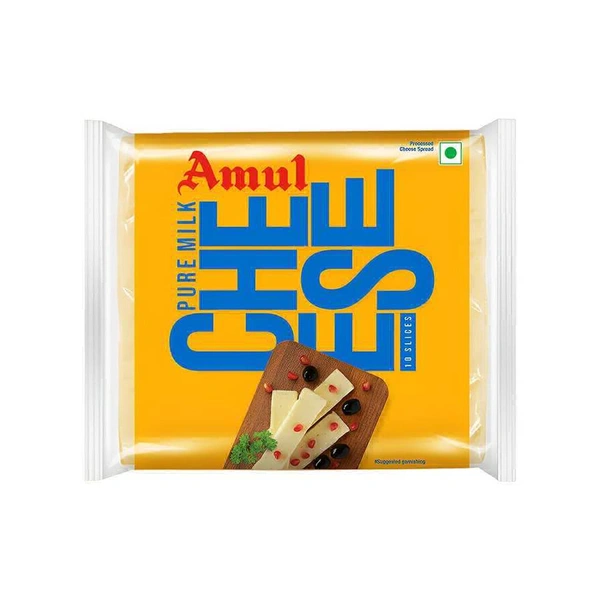 Amul Pure Milk Cheese Slices - 200 Gram.