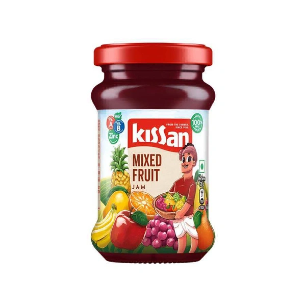 Kissan Mixed Fruit Jam  - 200 Gram