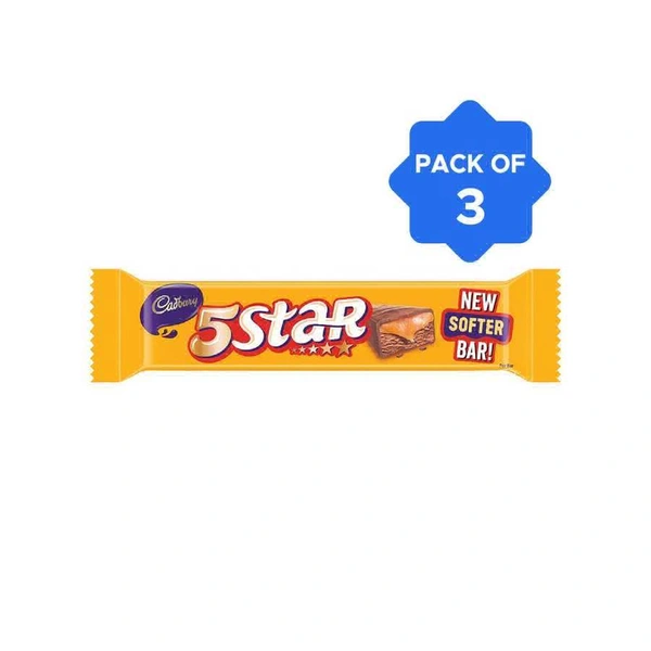 Cadbury 5 Star Chocolate Filled Bar - Pack of 3