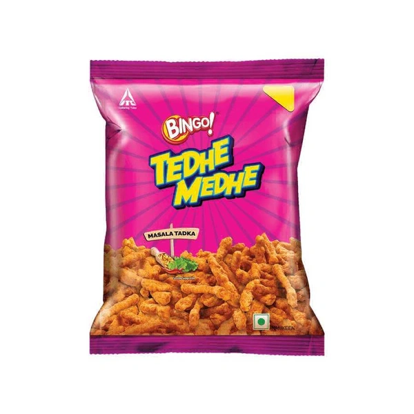 Bingo Tedhe Medhe Masala Tadka Crisps