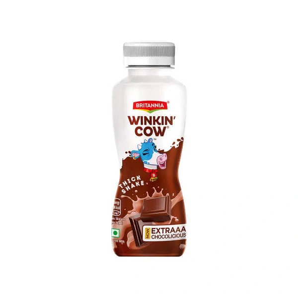 Britannia Winkin Cow Chocolate Thick Milkshake - 180 Ml